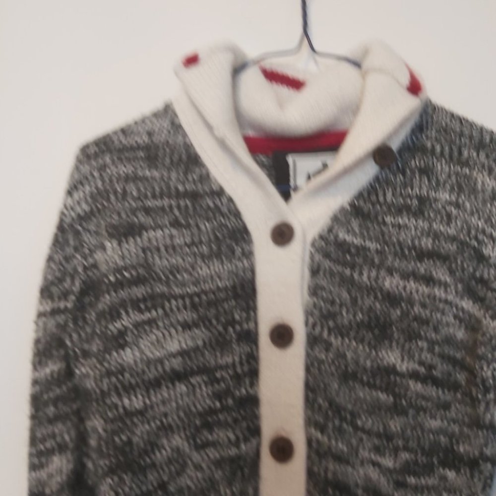 CABIN FEVER | Girls Cardigan Sweater Sock Monkey Size Large (14-16) - Picture 4 of 6